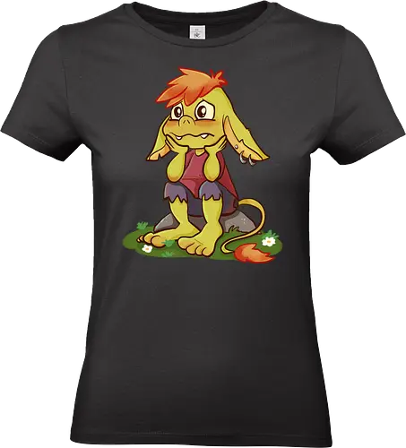 Sad and tired Goblin - Goblin, overwhelming, overwhelmed, sad, tired - Standard T-Shirt (Women)