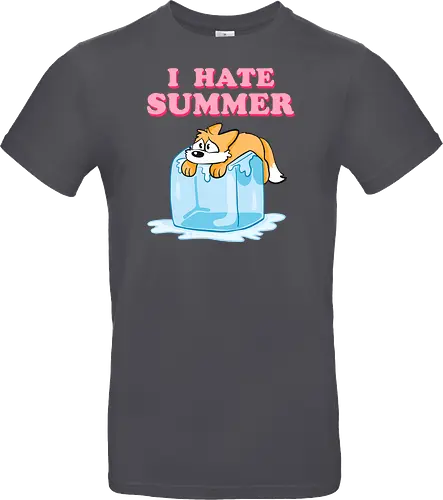 I hate Summer - Summer, Sommer, Fuchs - Standard T-Shirt