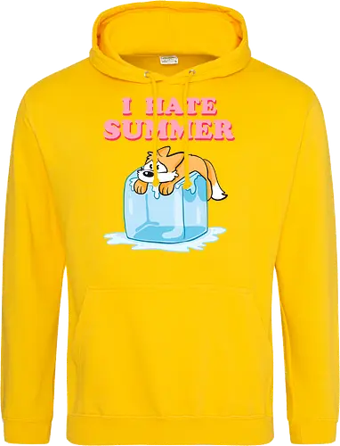 I hate Summer - Summer, Sommer, Fuchs - Standard Hoodie