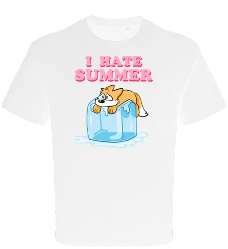 I hate Summer - Summer, Sommer, Fuchs - Oversize T-Shirt