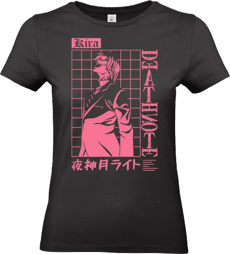 Kira - light, yagami, light yagami, anime, Death, deathnote, japan, kira, l, l lawliet, manga, ryuk, shinigami - Standard T-Shirt (Women)