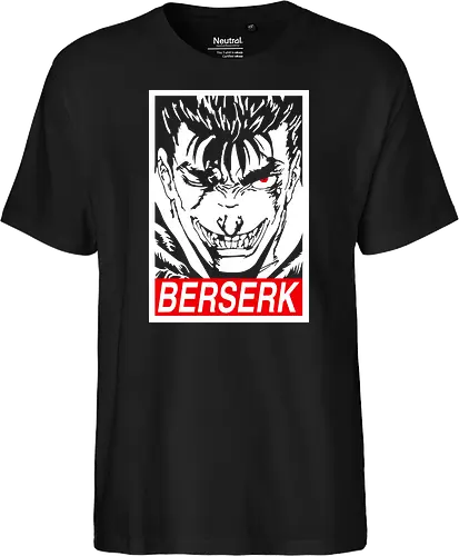 Guts Mad Face Berserk Manga Anime Art Print