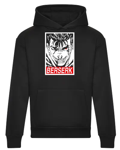 Guts Mad Face Berserk Manga Anime Art Print