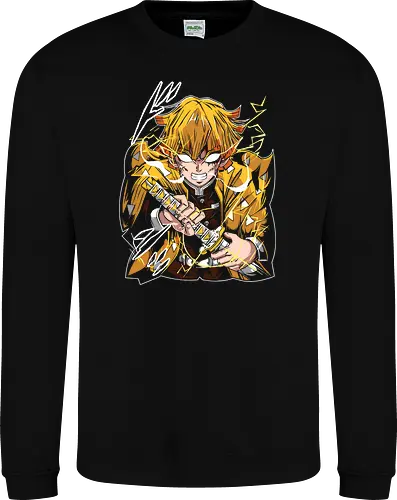  Zenitsu Agatsuma Thunderclap and Flash Slayer Art