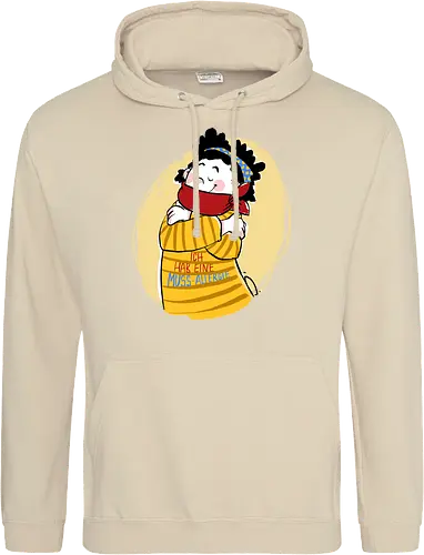 Mussallergie - Ringelpullisprüche, Ringeldinger, streifenweise, Spruch, Weisheit, Motivation, Ringelpulli, SprücheShirt, Cartoon Illustration, Statement, Handgezeichnet, Humor, Selbstironie, Streifenpulli, Spruchshirt, deutsch, Mussallergie, Faulsein - Standard Hoodie