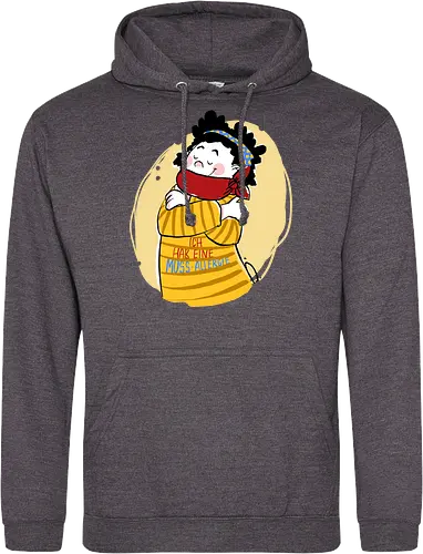 Mussallergie - Ringelpullisprüche, Ringeldinger, streifenweise, Spruch, Weisheit, Motivation, Ringelpulli, SprücheShirt, Cartoon Illustration, Statement, Handgezeichnet, Humor, Selbstironie, Streifenpulli, Spruchshirt, deutsch, Mussallergie, Faulsein - Standard Hoodie
