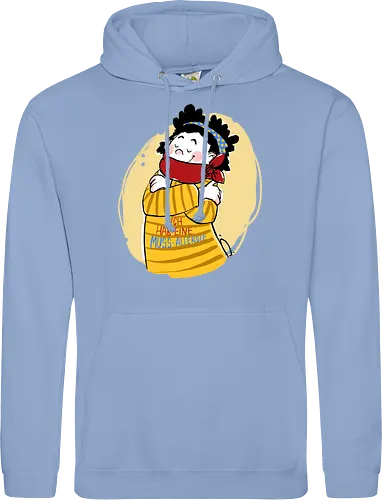 Mussallergie - Ringelpullisprüche, Ringeldinger, streifenweise, Spruch, Weisheit, Motivation, Ringelpulli, SprücheShirt, Cartoon Illustration, Statement, Handgezeichnet, Humor, Selbstironie, Streifenpulli, Spruchshirt, deutsch, Mussallergie, Faulsein - Standard Hoodie