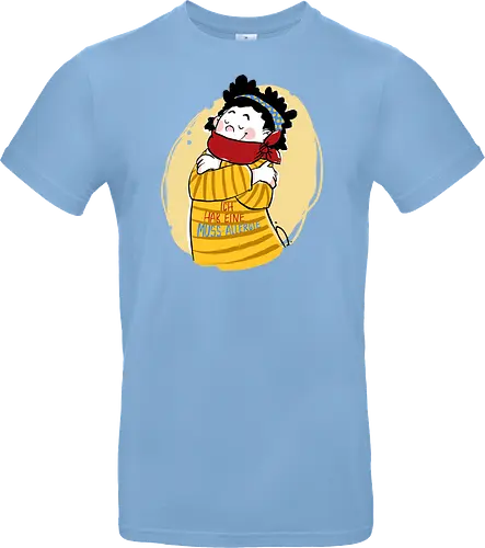 Mussallergie - Ringelpullisprüche, Ringeldinger, streifenweise, Spruch, Weisheit, Motivation, Ringelpulli, SprücheShirt, Cartoon Illustration, Statement, Handgezeichnet, Humor, Selbstironie, Streifenpulli, Spruchshirt, deutsch, Mussallergie, Faulsein - Standard T-Shirt