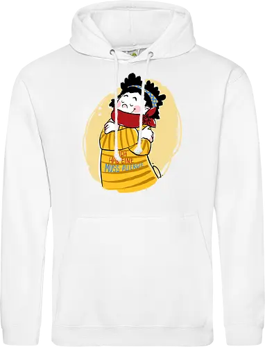 Mussallergie - Ringelpullisprüche, Ringeldinger, streifenweise, Spruch, Weisheit, Motivation, Ringelpulli, SprücheShirt, Cartoon Illustration, Statement, Handgezeichnet, Humor, Selbstironie, Streifenpulli, Spruchshirt, deutsch, Mussallergie, Faulsein - Standard Hoodie