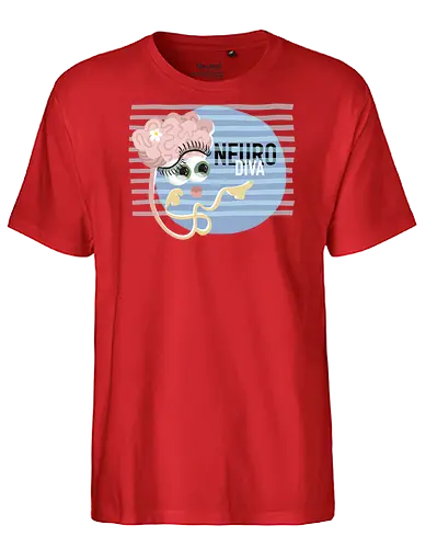 Neurodiva - neurodiva, neurodivers, neurodivergent, diva - Fairtrade T-Shirt