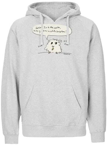 Bitte weitergehen! - Meerschweinchen, Thuni, guinea pig - Fairtrade Hoodie