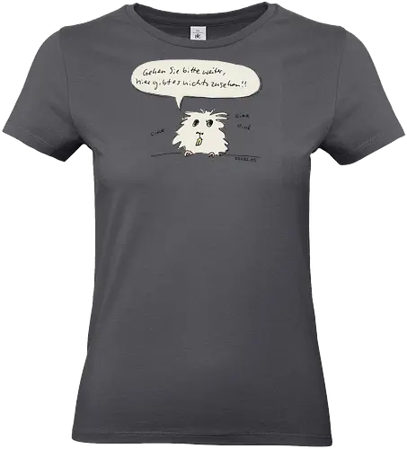 Bitte weitergehen! - Meerschweinchen, Thuni, guinea pig - Standard T-Shirt (Women)
