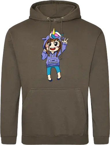 Einhorn-Hoodie Mädchen