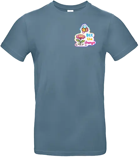 Bee the change - bee, comic, cute, affirmation, positive, unpolitischecomics, pride, love, growth - Standard T-Shirt
