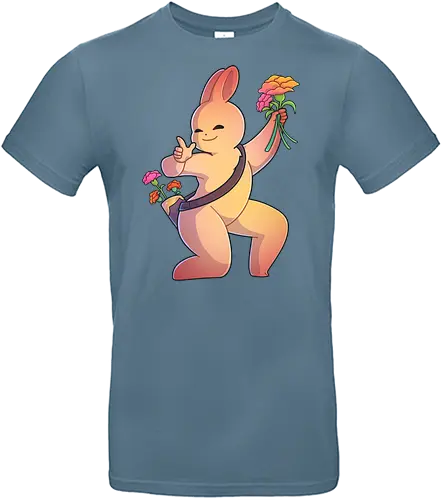 Tinybun: Schütze - tinybun, hase, sternzeichen, schütze, nelken, flower, sagiarius, carnation - Standard T-Shirt