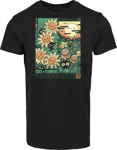 Cats and Flowers