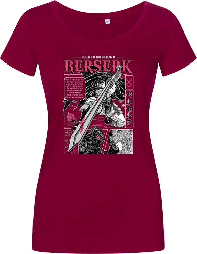 The Black Swordsman - guts, berserk, manga, anime, griffith, casca, japan, japanese, knight, black swordsman, dark, fantasy, sword, black, demon - Women T-Shirt