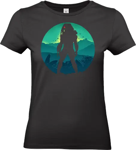 Alien Hunter 80s Movie - 80s movies, 80s, 80s tv, action movies, alien, extraterrestrial, film, hunter, hunting, retro, sci fi, space, stealth, thrill, vintage - Standard T-Shirt (Women)