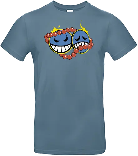 Devil Fruit Symbol - Portgas D. Ace, Smiley, Devil Fruit, Mera Mera no Mi, Pirate, anime, manga, Ace, Whitebeard Pirates, pirate, fire, iconic, symbol, anime art, fan merchandise, pirate, shonen, Japanese animation, Ace's devil fruit, One Piece symbol - Standard T-Shirt