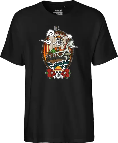  Straw Hat Pirates Going Merry Ship Pirate Anime Art