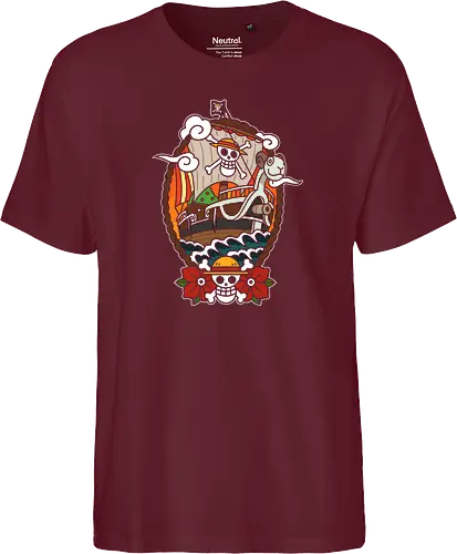  Straw Hat Pirates Going Merry Ship Pirate Anime Art