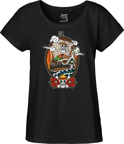  Straw Hat Pirates Going Merry Ship Pirate Anime Art