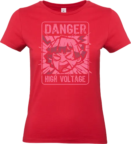 High Voltage - zenitsu, anime, Slayer, demon slayer kimetsu no yaiba, inosuke, kimetsu no yaiba, manga, nezuko, tanjiro, zenitsu kimetsu no yaiba - Standard T-Shirt (Women)