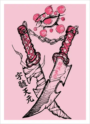 Dual Nichirin Swords