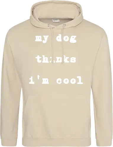 "My Dog Thinks I'm Cool" Funny Dog Lover Art Print