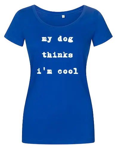 "My Dog Thinks I'm Cool" Funny Dog Lover Art Print