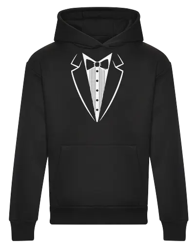 Minimalist Tuxedo Suit and Bow Tie Art Print