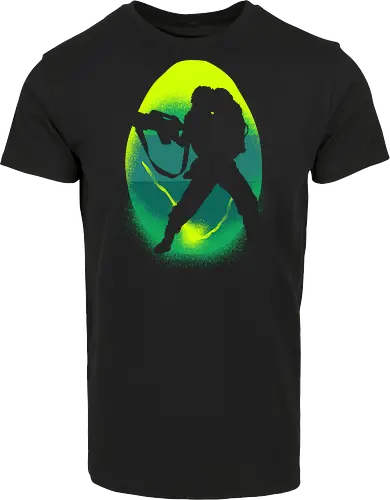 Silhouette of Courage in Alien Adversity