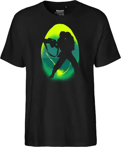 Silhouette of Courage in Alien Adversity