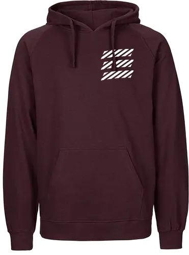 Echtso - Striped Logo - youtube, youtuber, merchandise, echtso, max - Fairtrade Hoodie