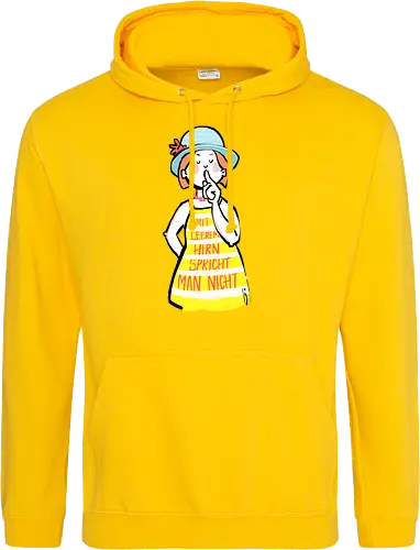 Mit leerem Hirn spricht man nicht