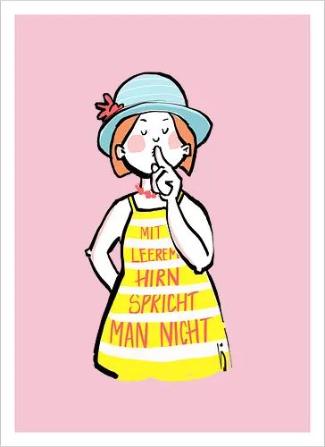 Mit leerem Hirn spricht man nicht