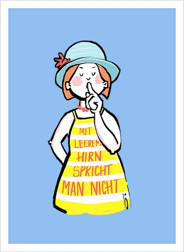 Mit leerem Hirn spricht man nicht