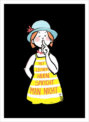 Mit leerem Hirn spricht man nicht