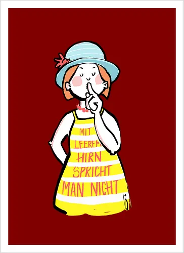 Mit leerem Hirn spricht man nicht