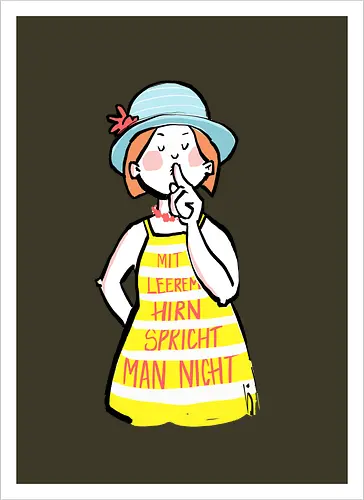 Mit leerem Hirn spricht man nicht