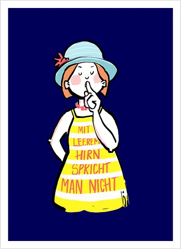 Mit leerem Hirn spricht man nicht