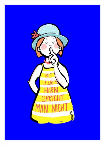 Mit leerem Hirn spricht man nicht