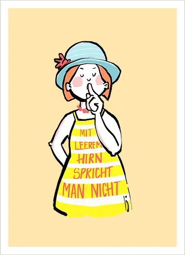 Mit leerem Hirn spricht man nicht