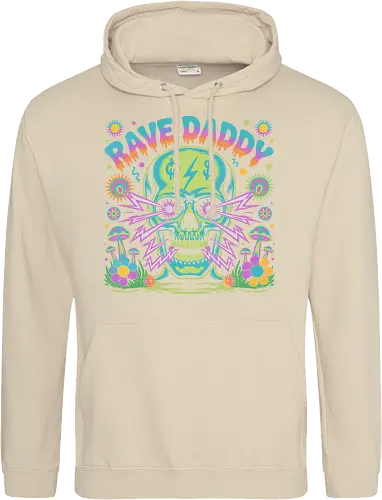 Rave Daddy" Psychedelic Skull