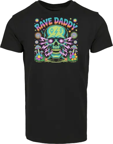 Rave Daddy" Psychedelic Skull