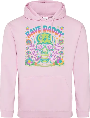 Rave Daddy" Psychedelic Skull
