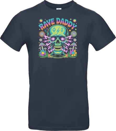 Rave Daddy" Psychedelic Skull