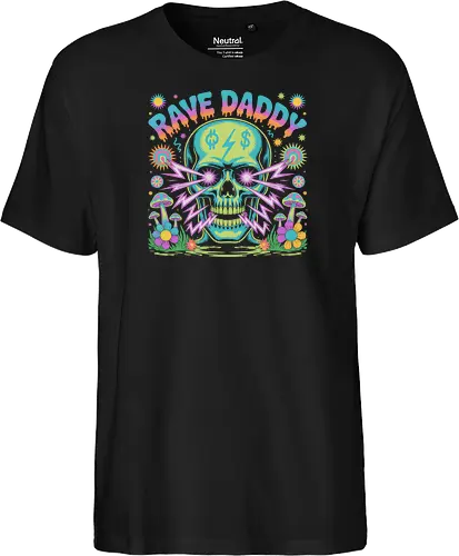 Rave Daddy" Psychedelic Skull