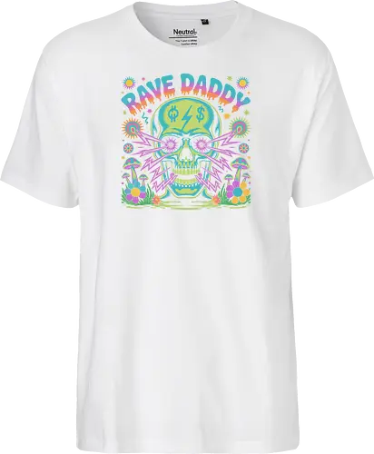 Rave Daddy" Psychedelic Skull