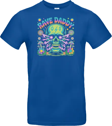 Rave Daddy" Psychedelic Skull